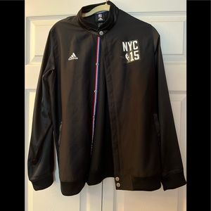 Adidas 2015 NBA All Star Game Warm-Up Jacket Size Youth Large.
